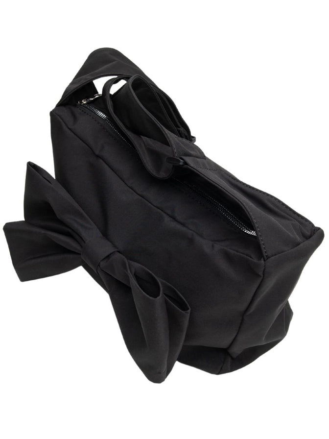 Women's Coquette Black Bow Shoulder purse Bag