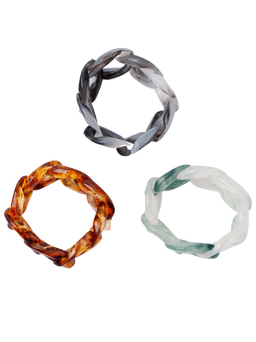 JADE CHAIN RESIN RING