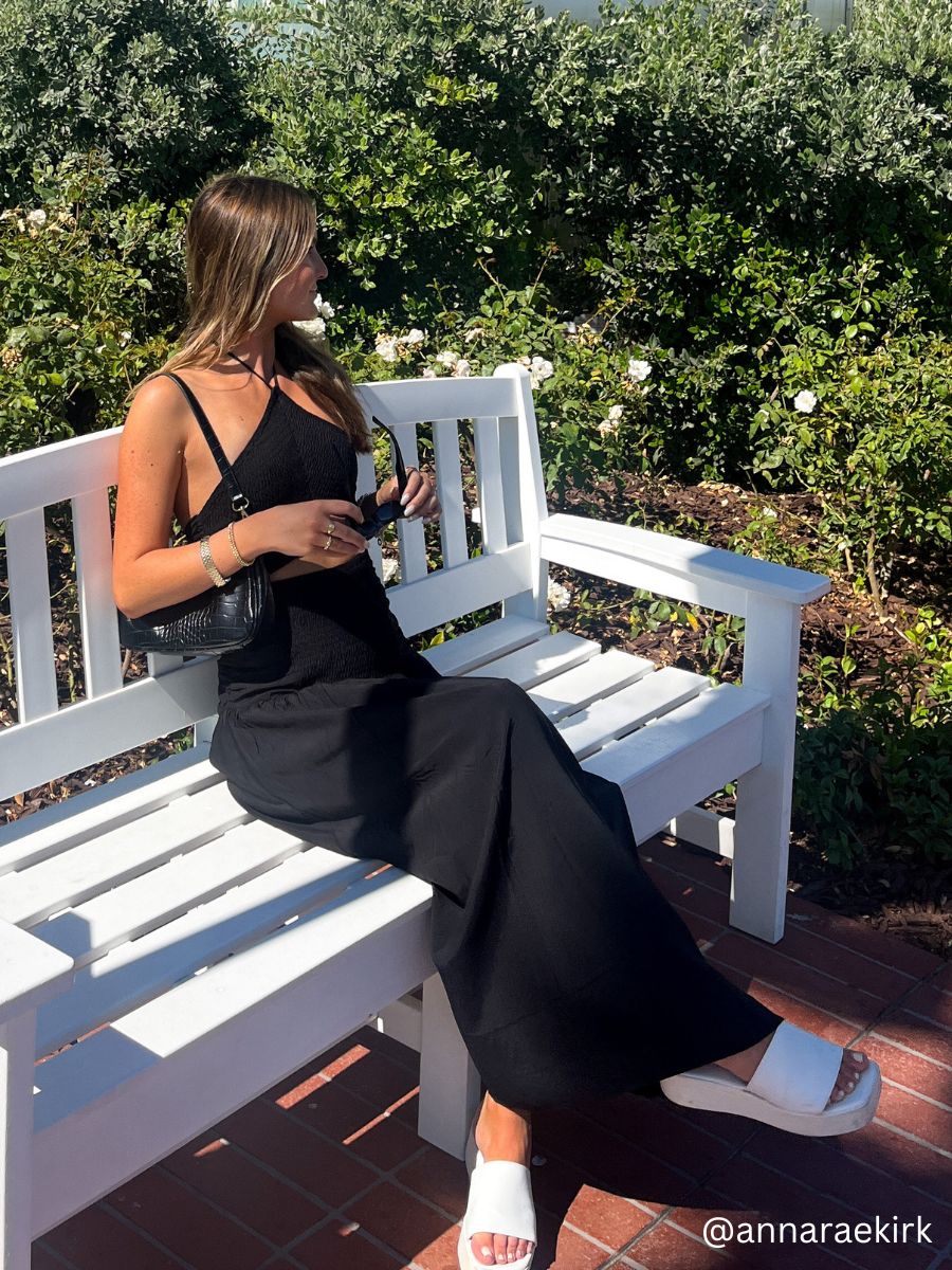 MARISOL CUTOUT DRESS-BLACK