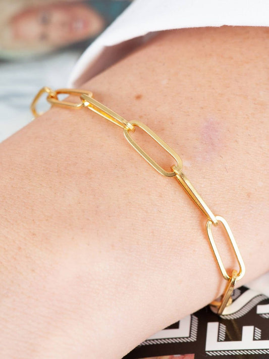 PAPERCLIP CHAIN BRACELET