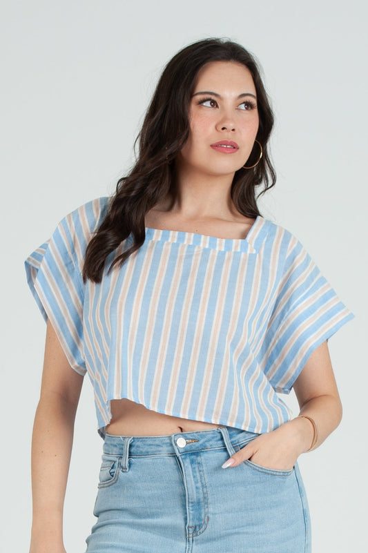 Women's Cotton Square Neck Top