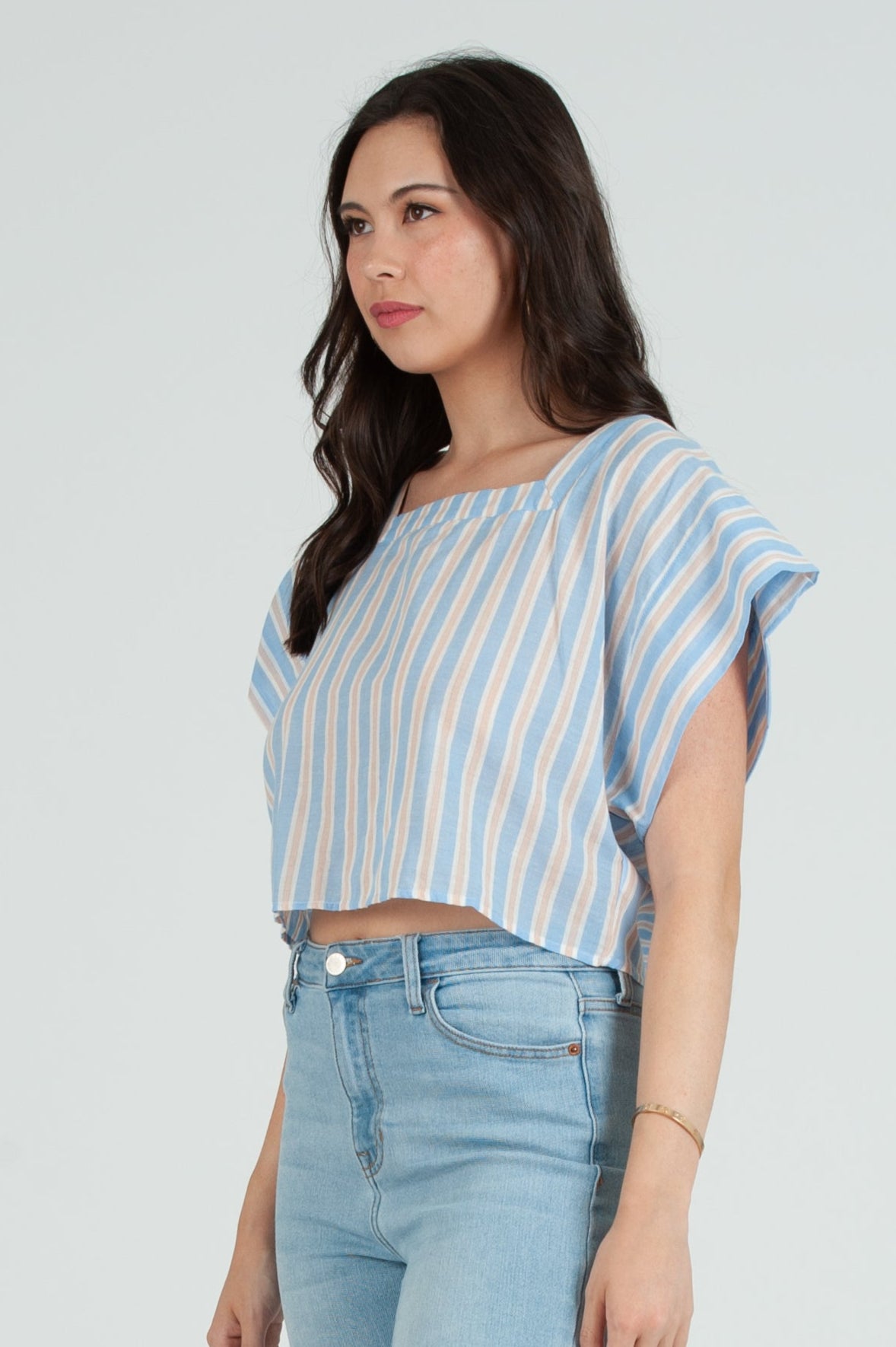 Women's Cotton Square Neck Top