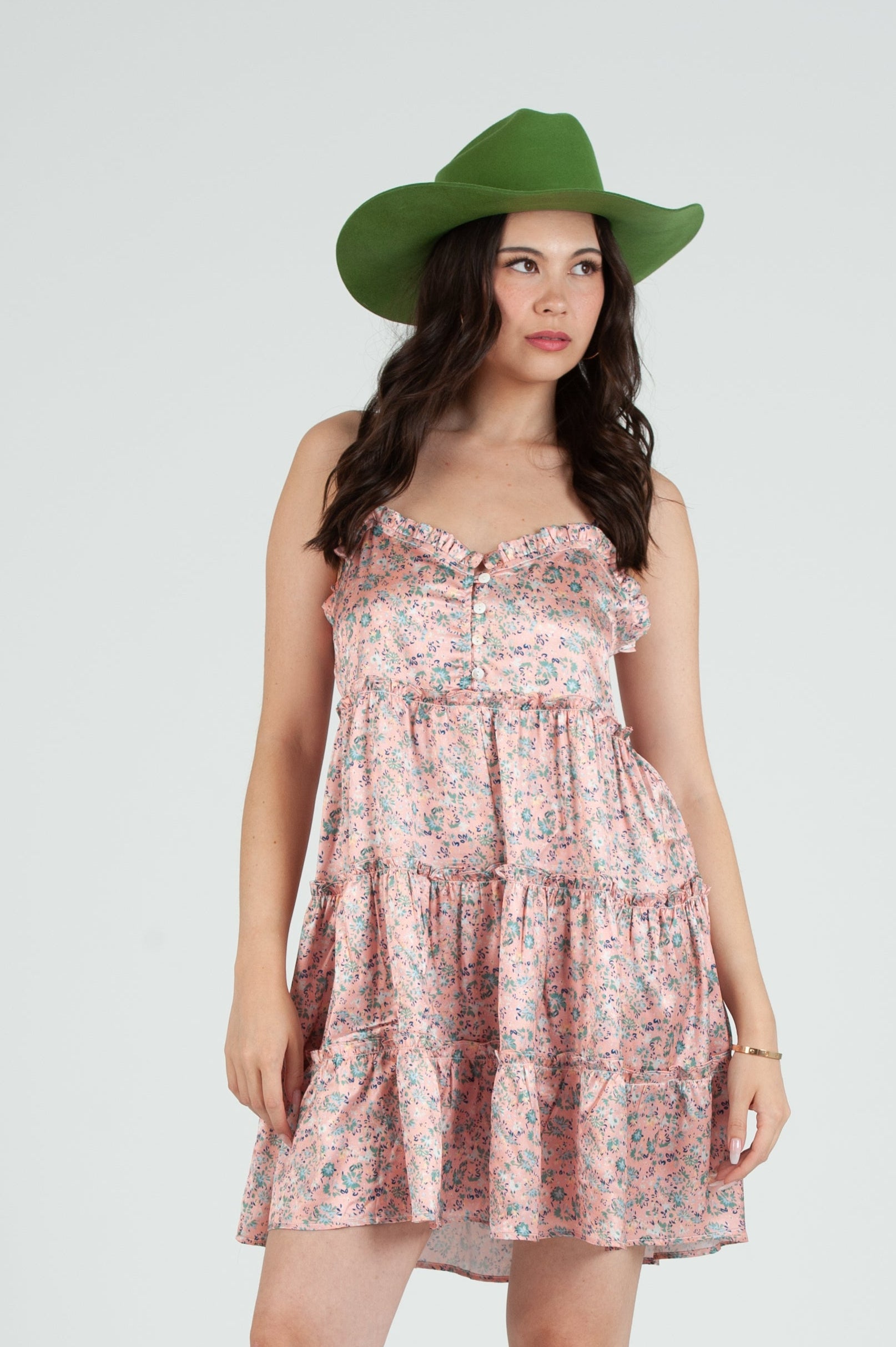 Women's Western Prairie Ditzy Print Mini Dress XS Women's Western Prairie Ditzy Print Mini Dress XS
