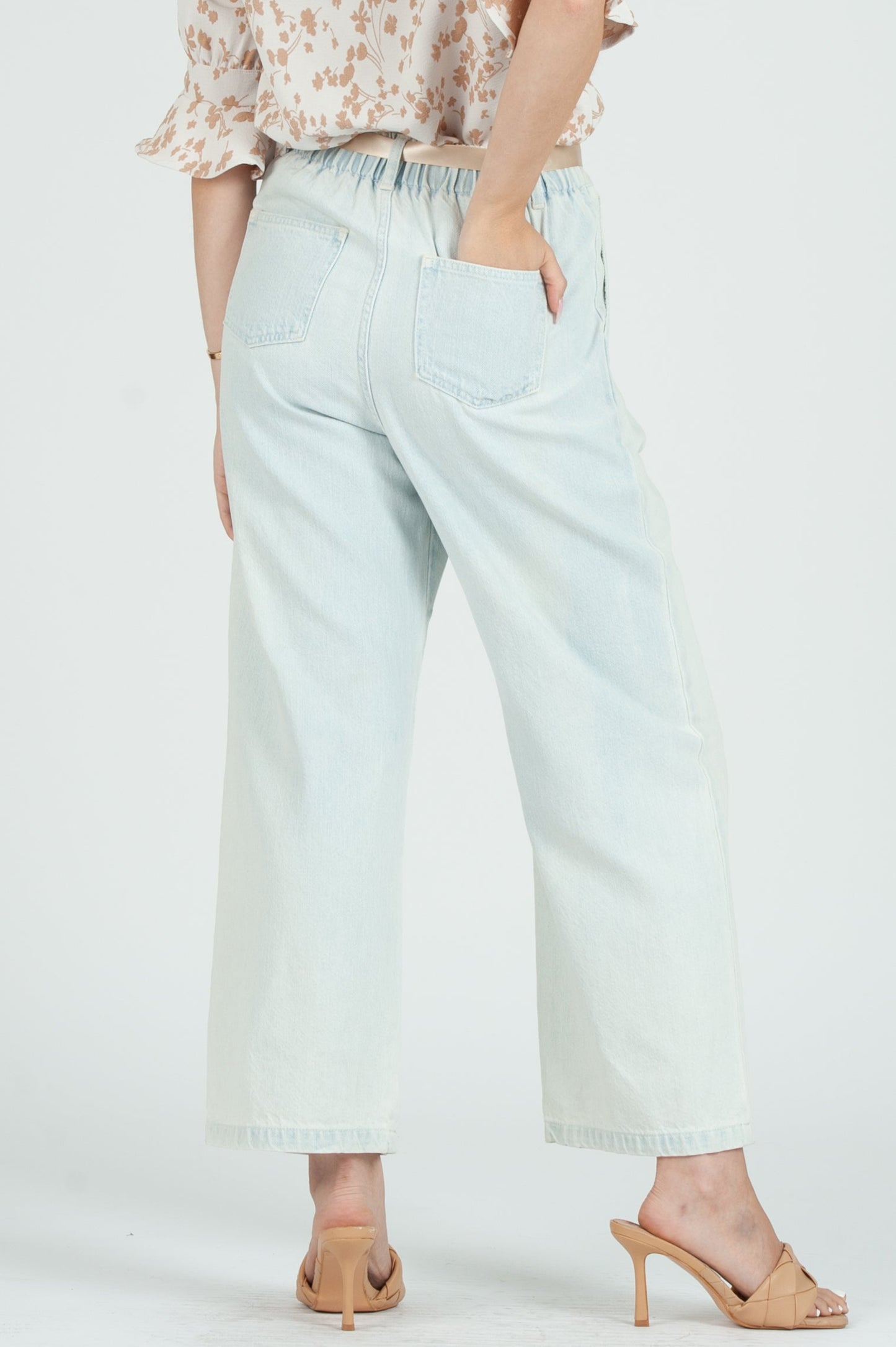 Women's Light Denim High Waist Jeans