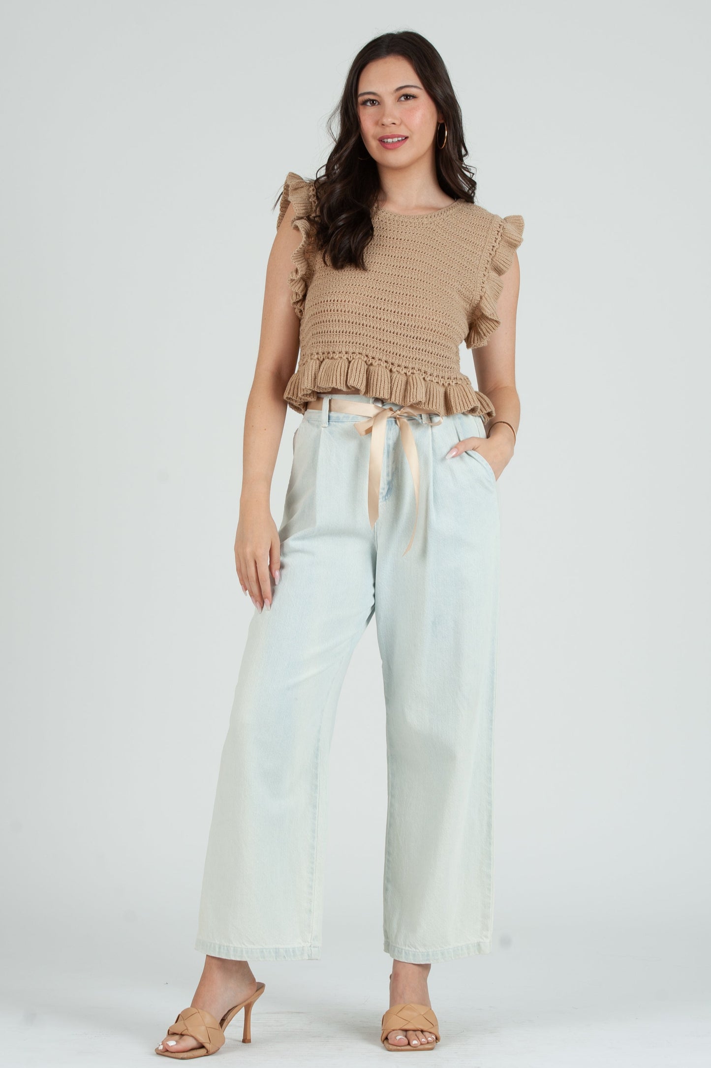 Women's Light Denim High Waist Jeans