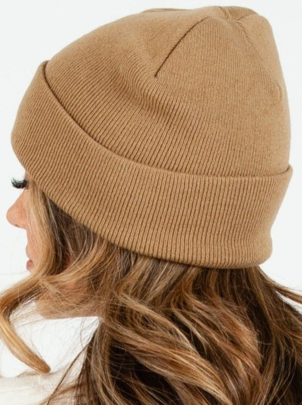 HIMALAYAS CLASSIC FOLDOVER BEANIE-LT KHAKI