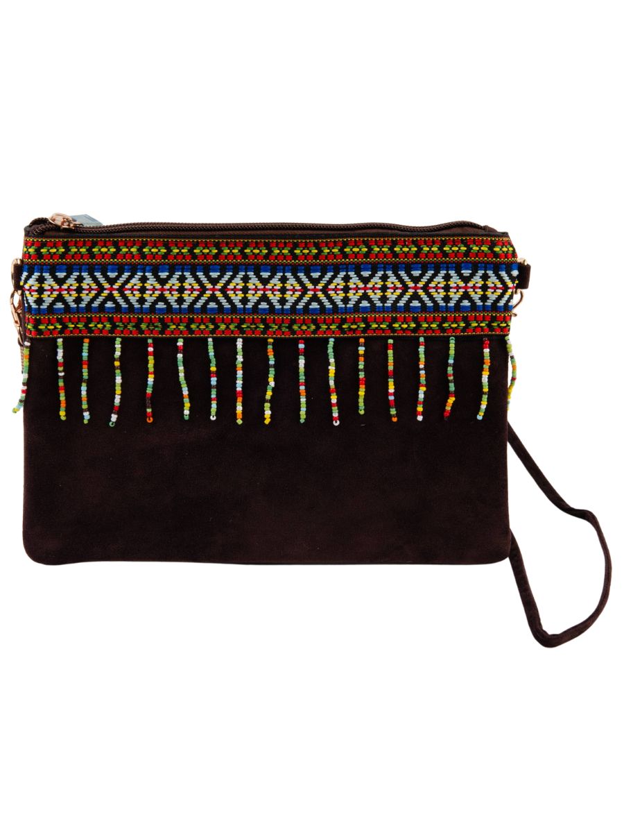 INAJA CLUTCH-BROWN