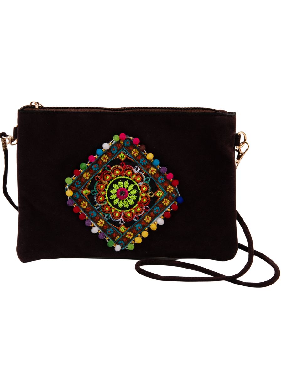 CHUMASH PURSE-BROWN