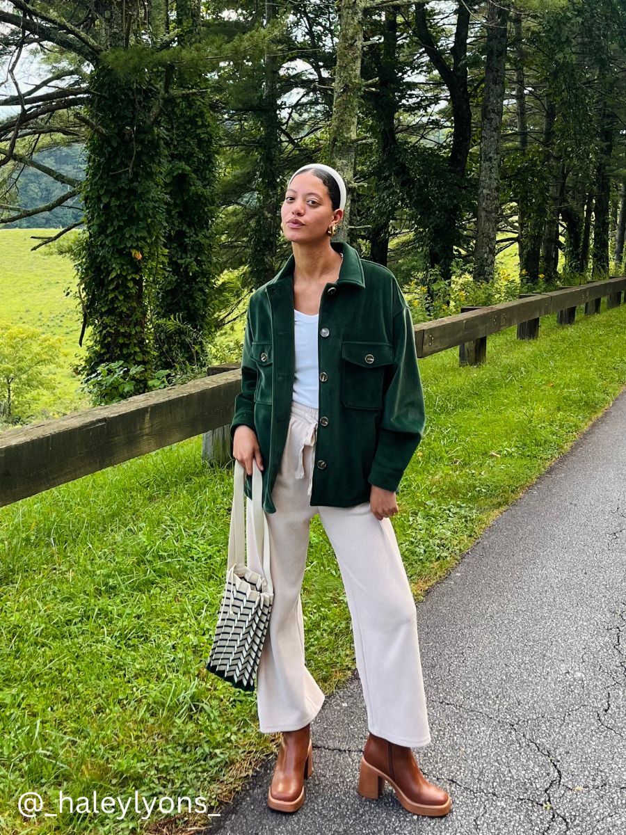 Women's Solid Shacket
