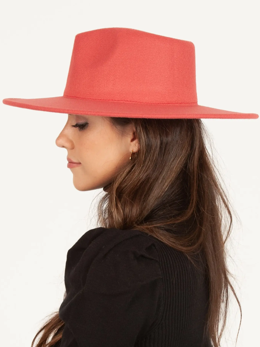 ARIEL RANCHER HAT I-PERSIMMON