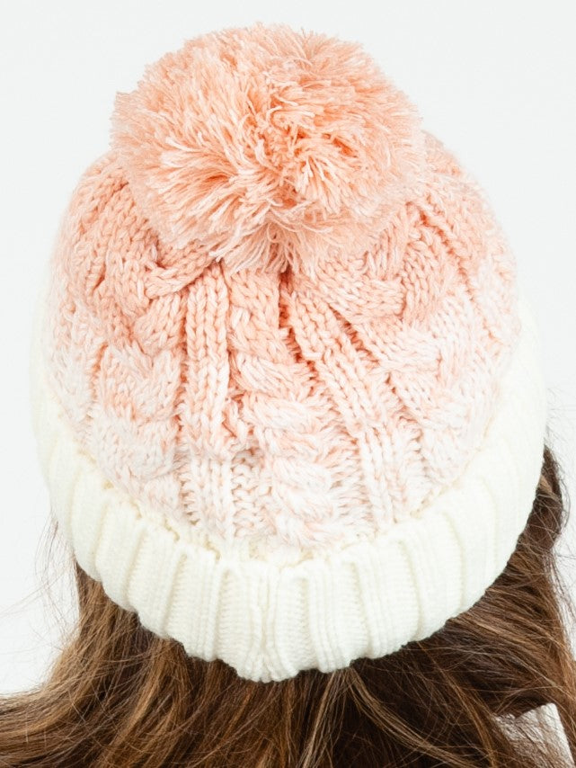 PALISADES FUR LINED BEANIE