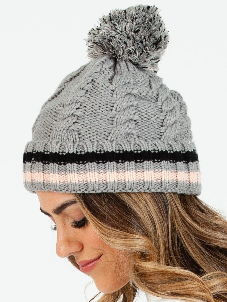 PRINCETON VARSITY BEANIE-GREY