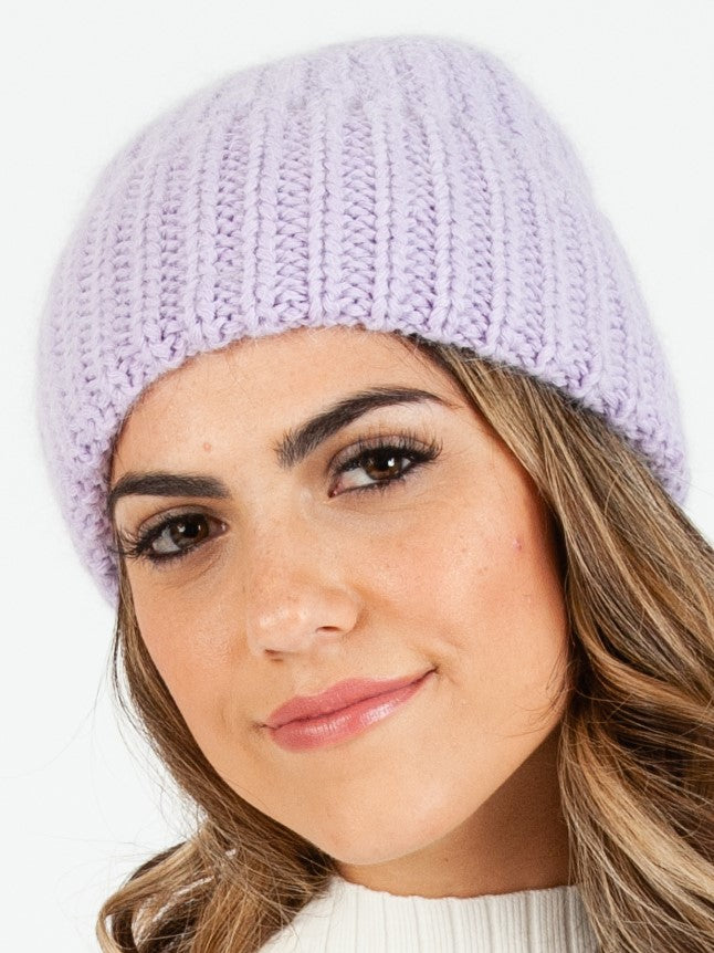 BOGODA SOFT RIBBED BEANIE-LAVENDER