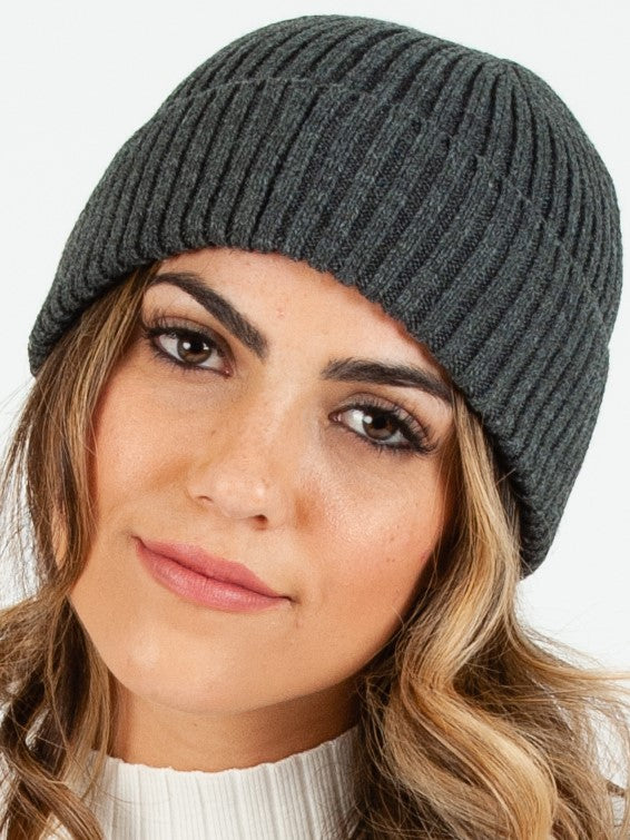 K2 II FISHERMAN BEANIE-H. CHARCOAL