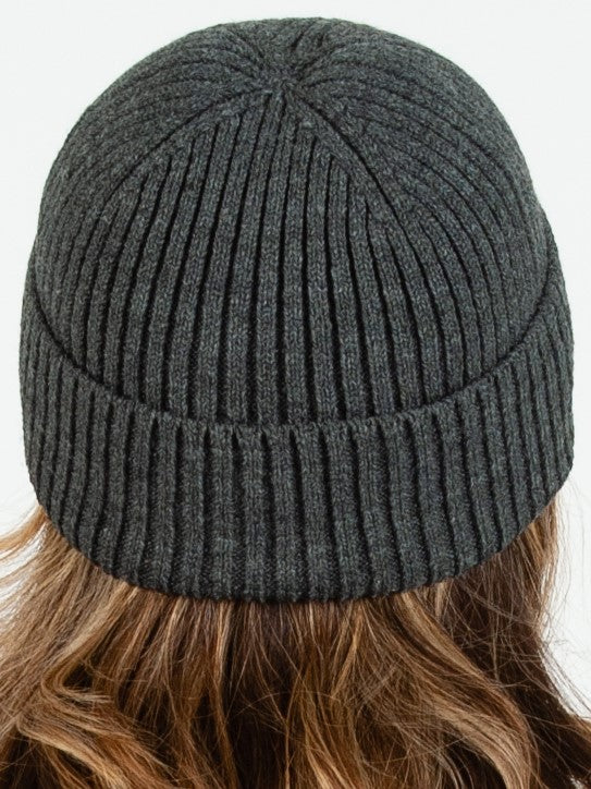 K2 II FISHERMAN BEANIE-H. CHARCOAL