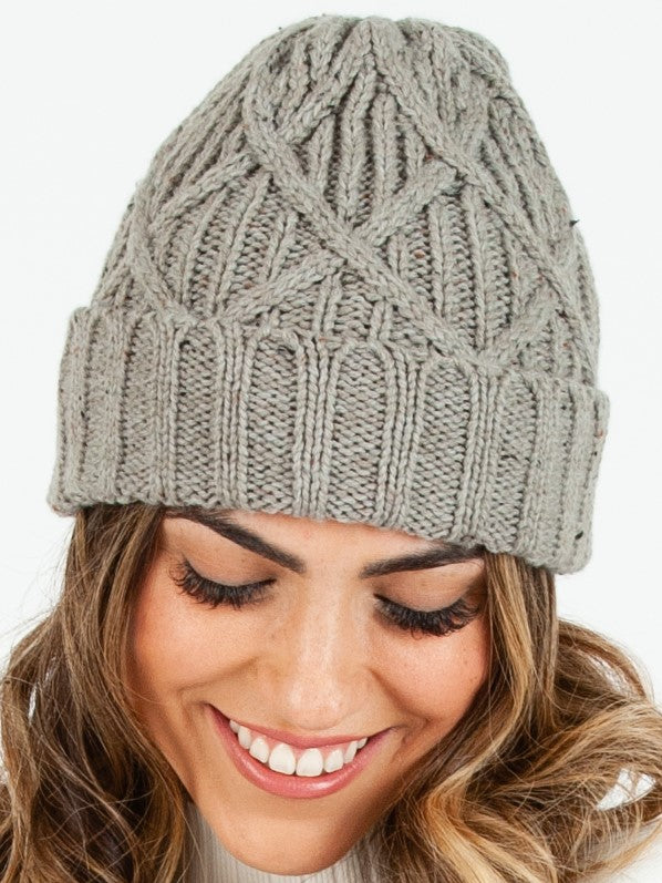 VINSON SPECKLED BEANIE-GREY