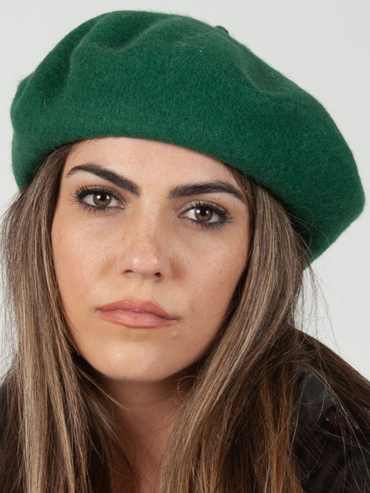 CHERIE CLASSIC BERET-GREEN