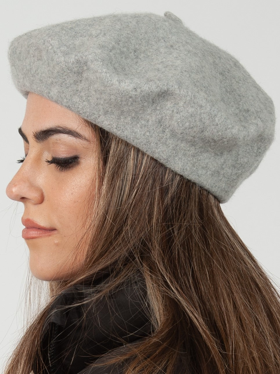 CHERIE CLASSIC BERET-GREY