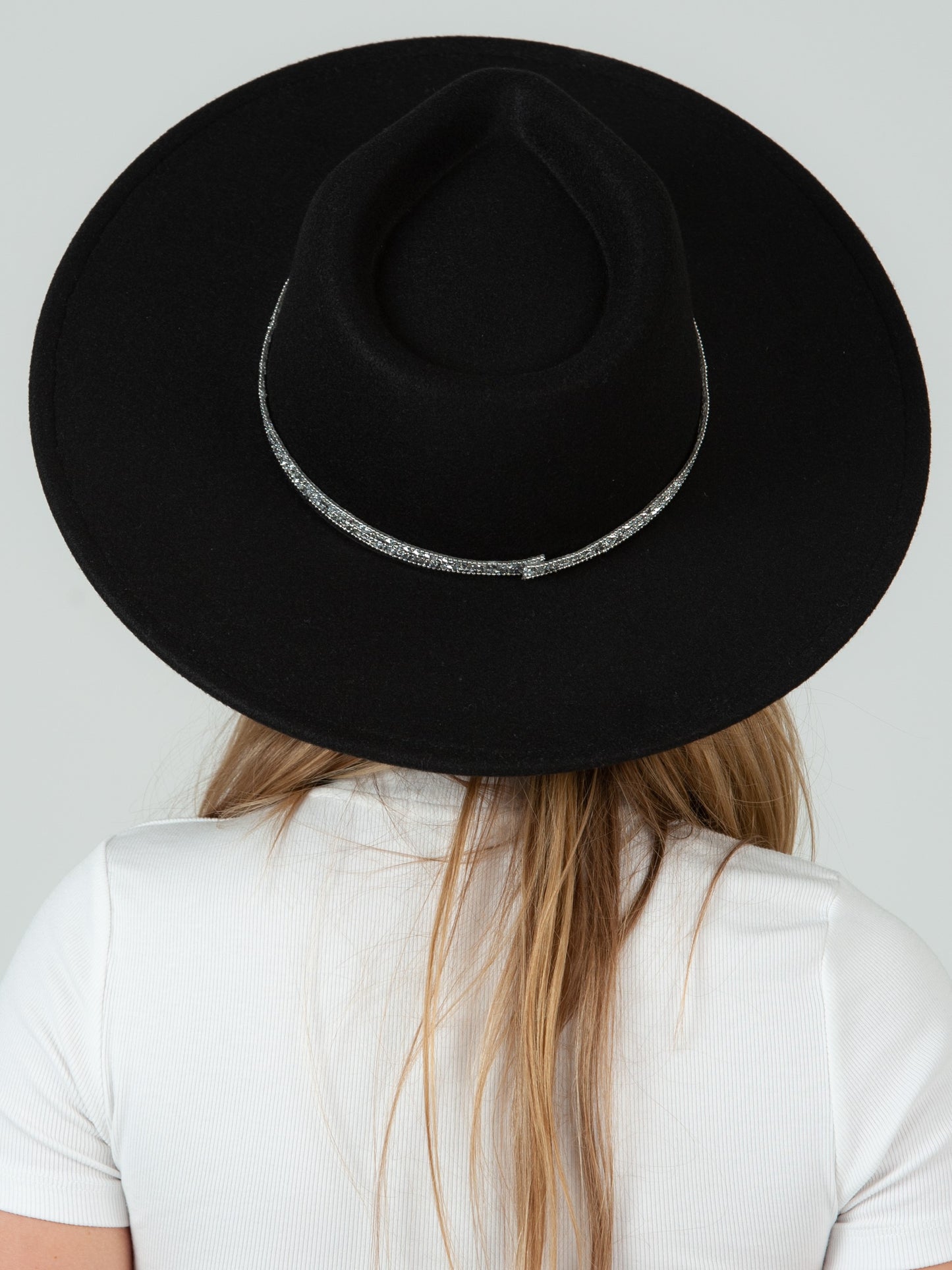 BLACK RANCHER HAT WITH TRIM