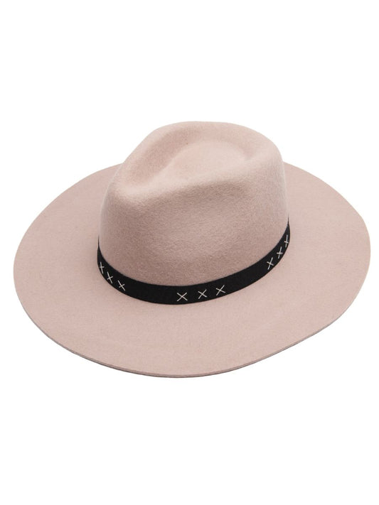 CONSTANCE WESTERN WOOL HAT-CEYLON