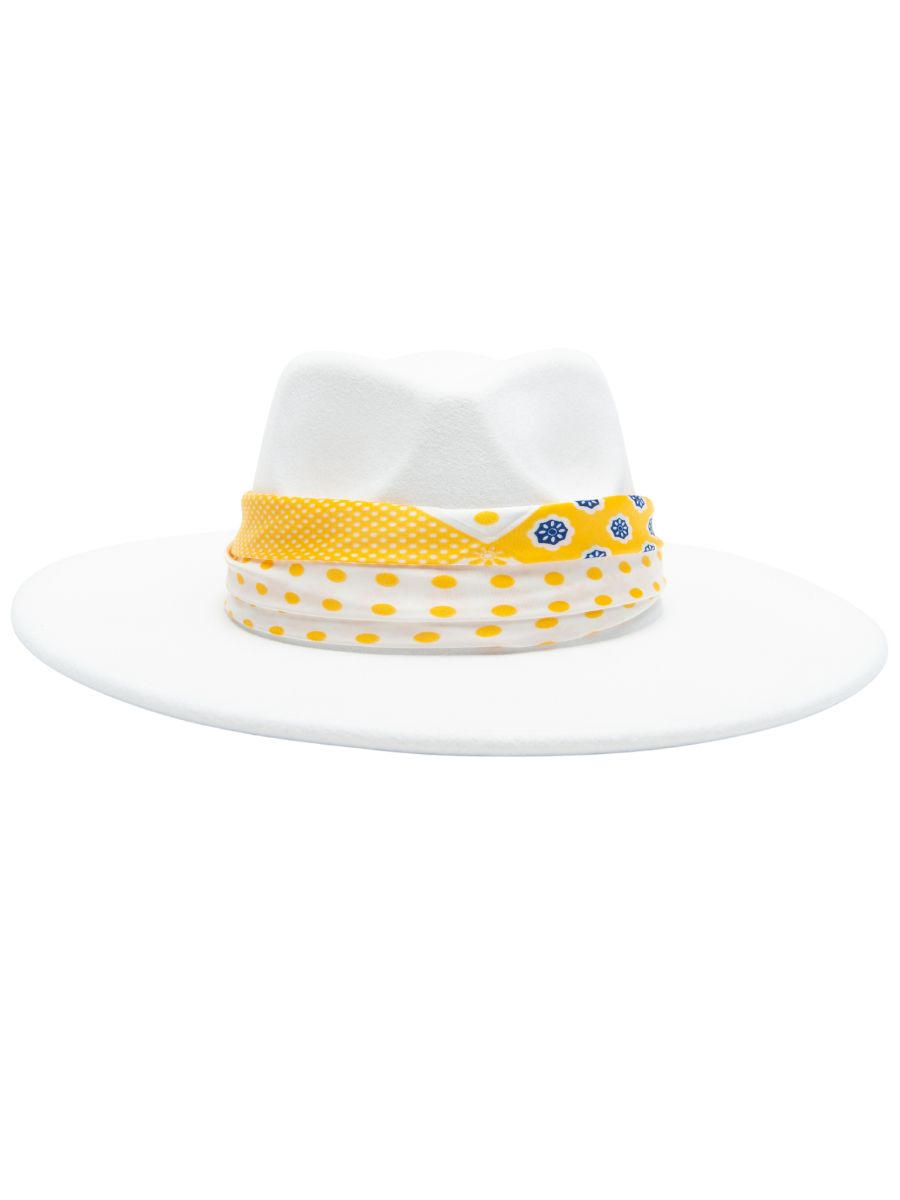 WHITE RANCHER HAT