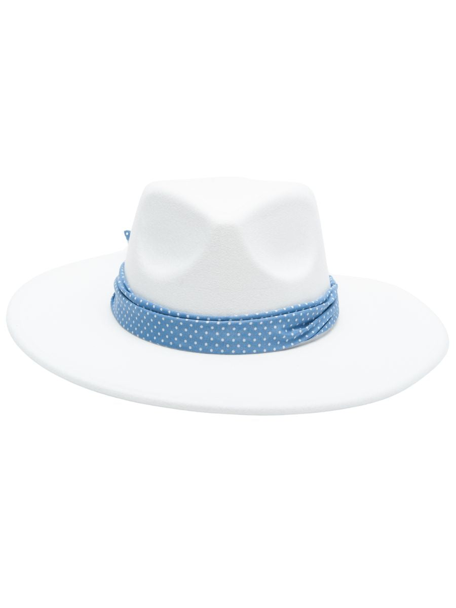 WHITE RANCHER HAT