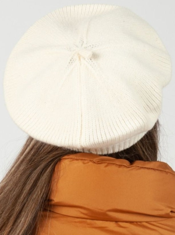 SOPHIA SWEATER BERET-IVORY