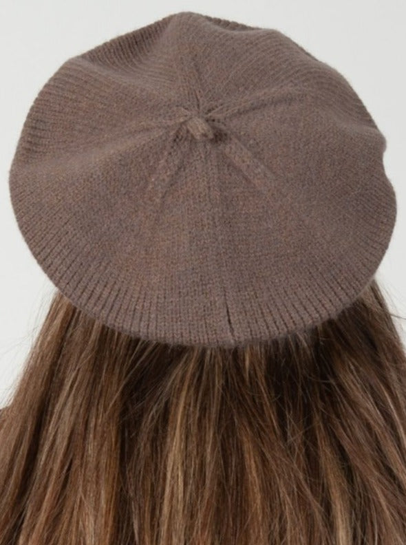 SOPHIA SWEATER BERET-MOCHA
