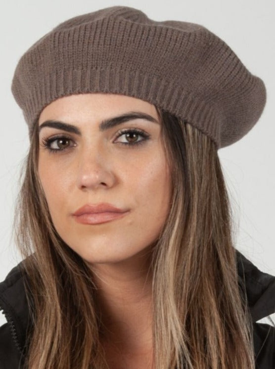 SOPHIA SWEATER BERET-MOCHA