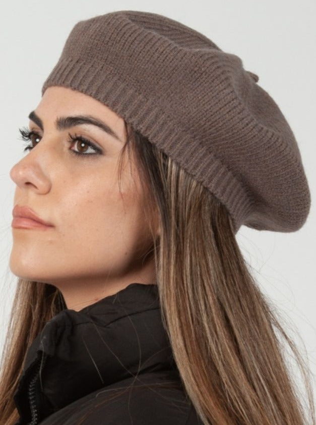 SOPHIA SWEATER BERET-MOCHA