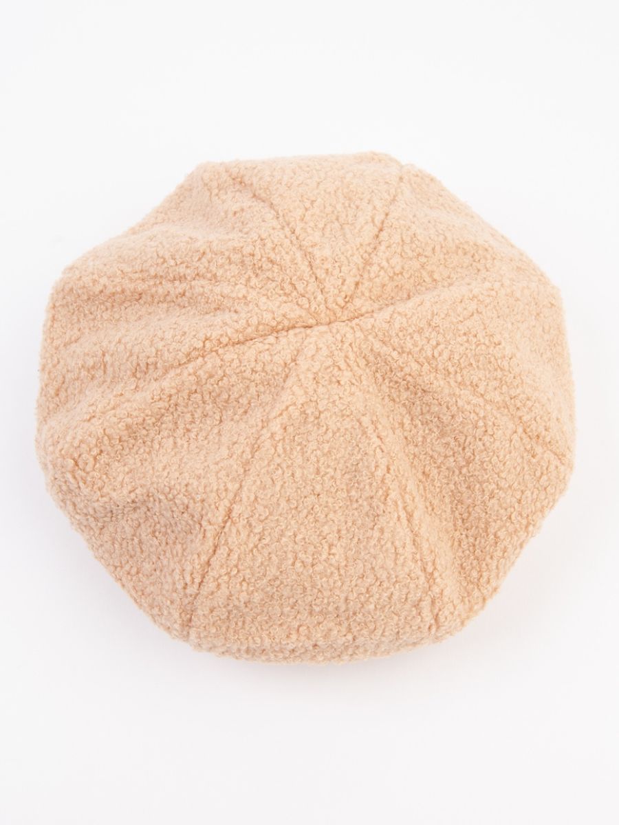 BECCA SHERPA BERET-BEIGE