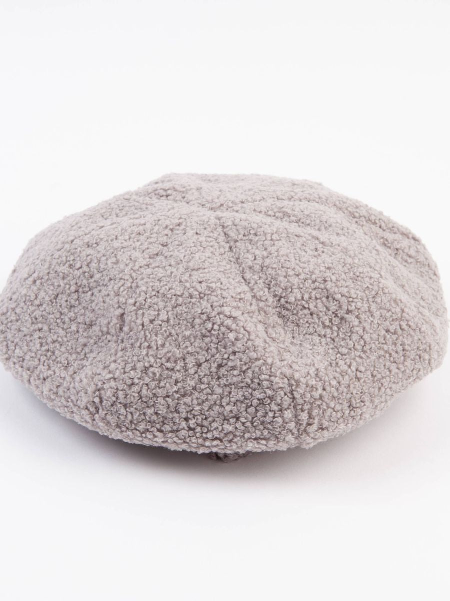 BECCA SHERPA BERET-GREY