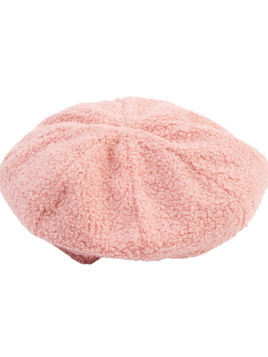 BECCA SHERPA BERET-PINK
