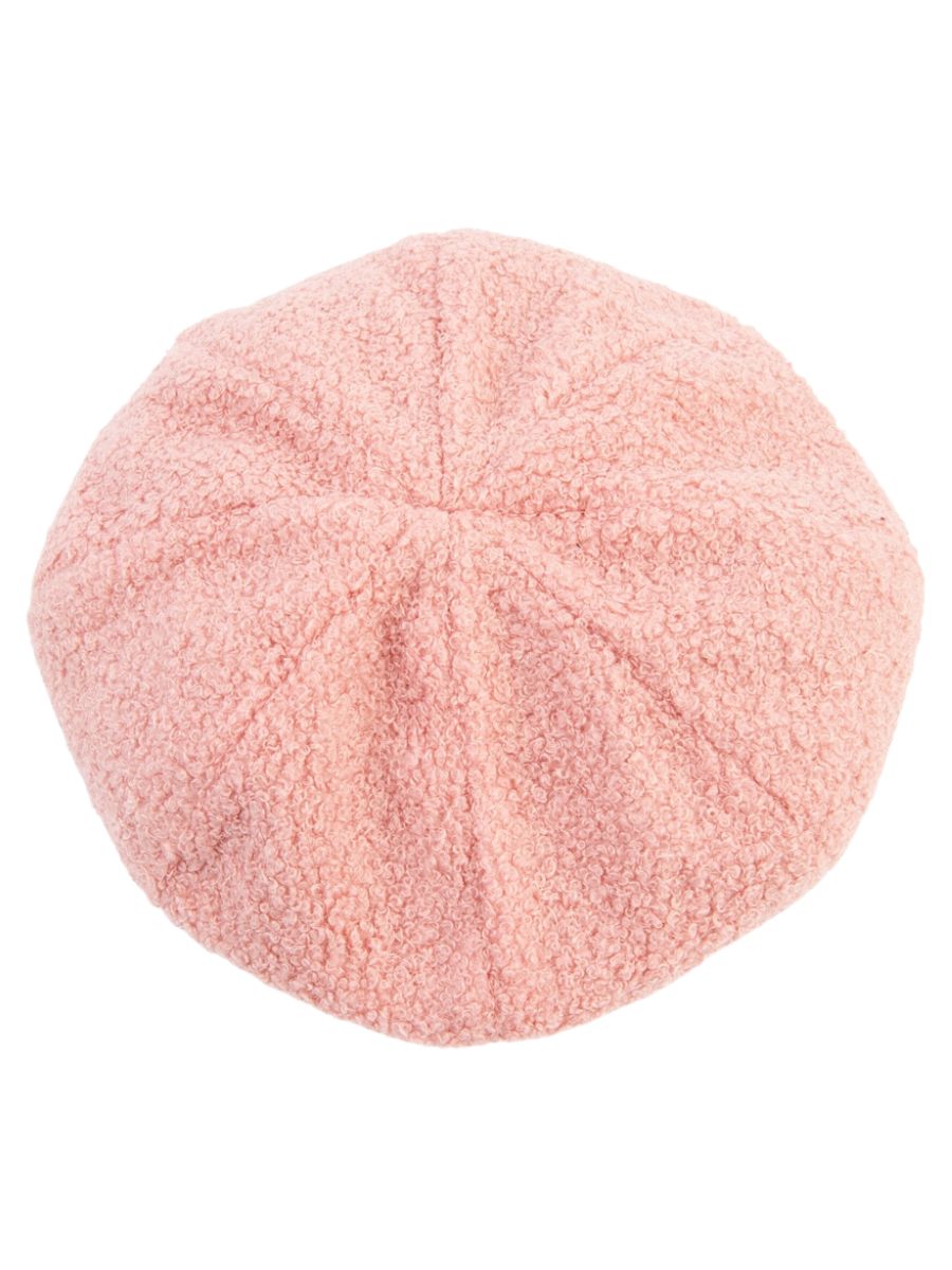 BECCA SHERPA BERET-PINK