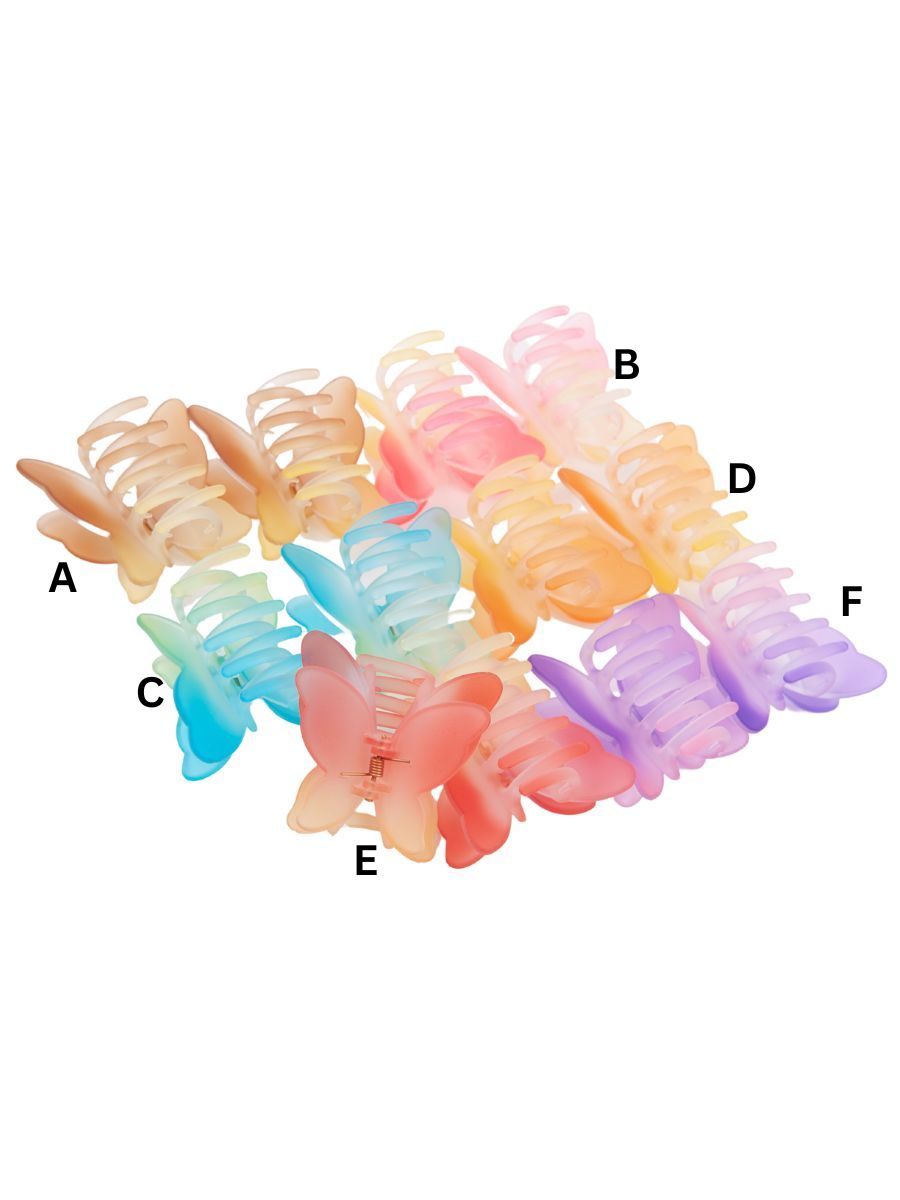 FRUIT PUNCH BUTTERFLY HAIR CLAW