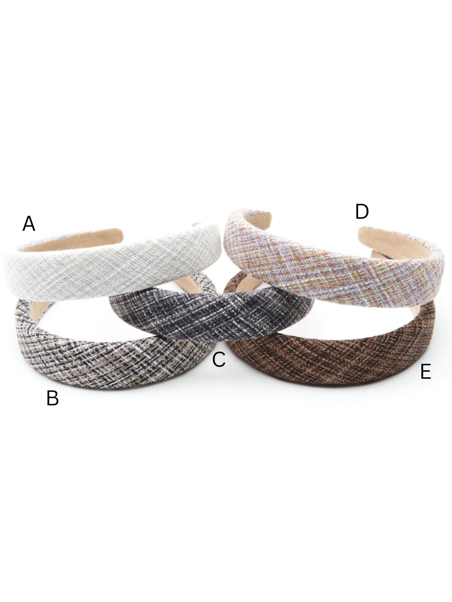 TWEEDY CHIC HEADBAND