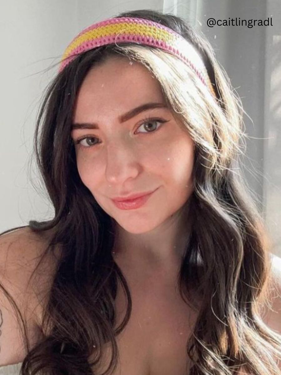 COLORBLOCKED WICKER HEADBAND