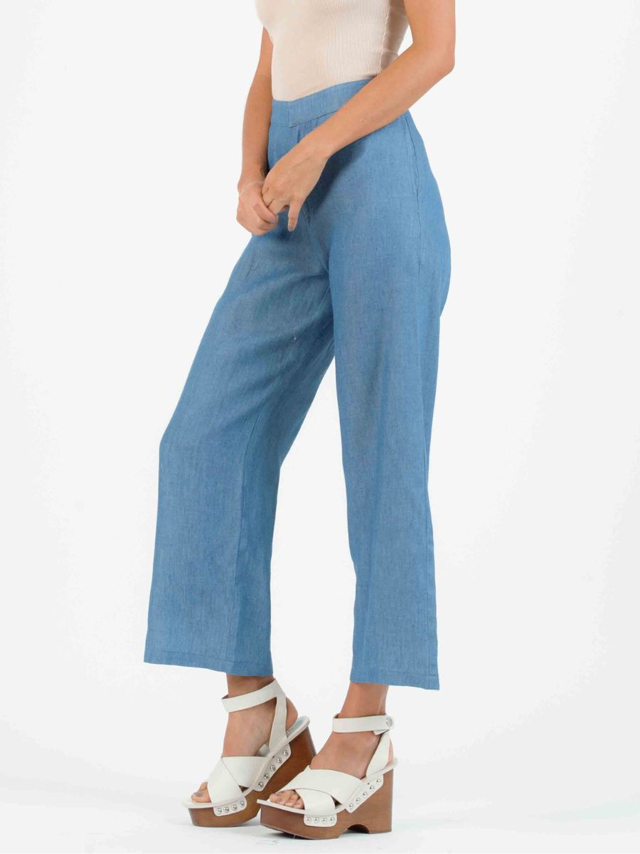 PARKER HIGH WAISTED CULOTTES-DENIM