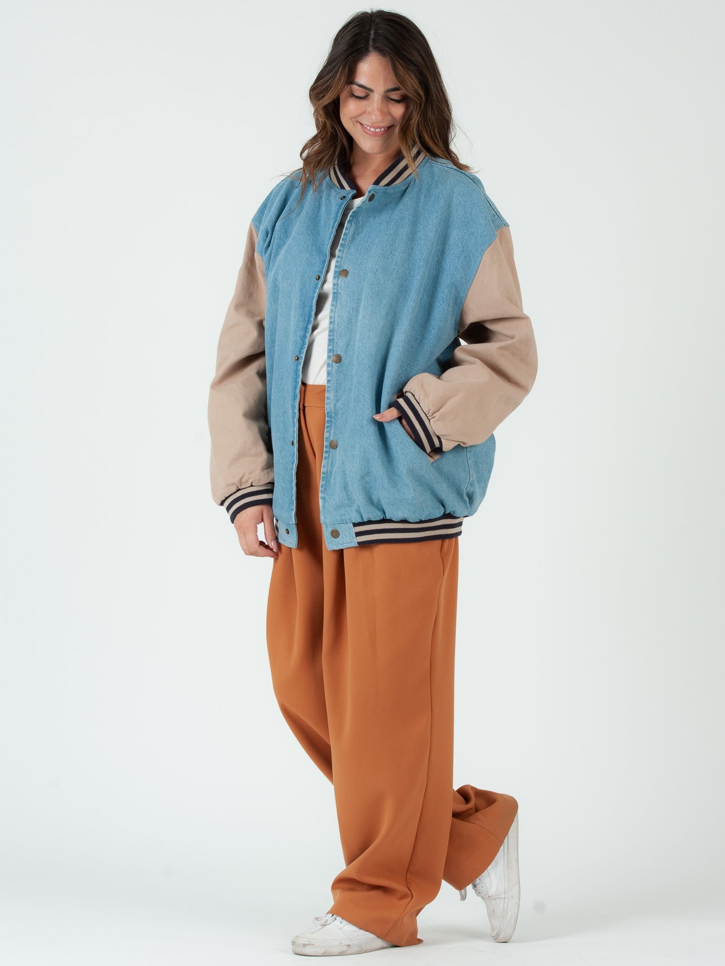 FELICITY TROUSERS-RUST