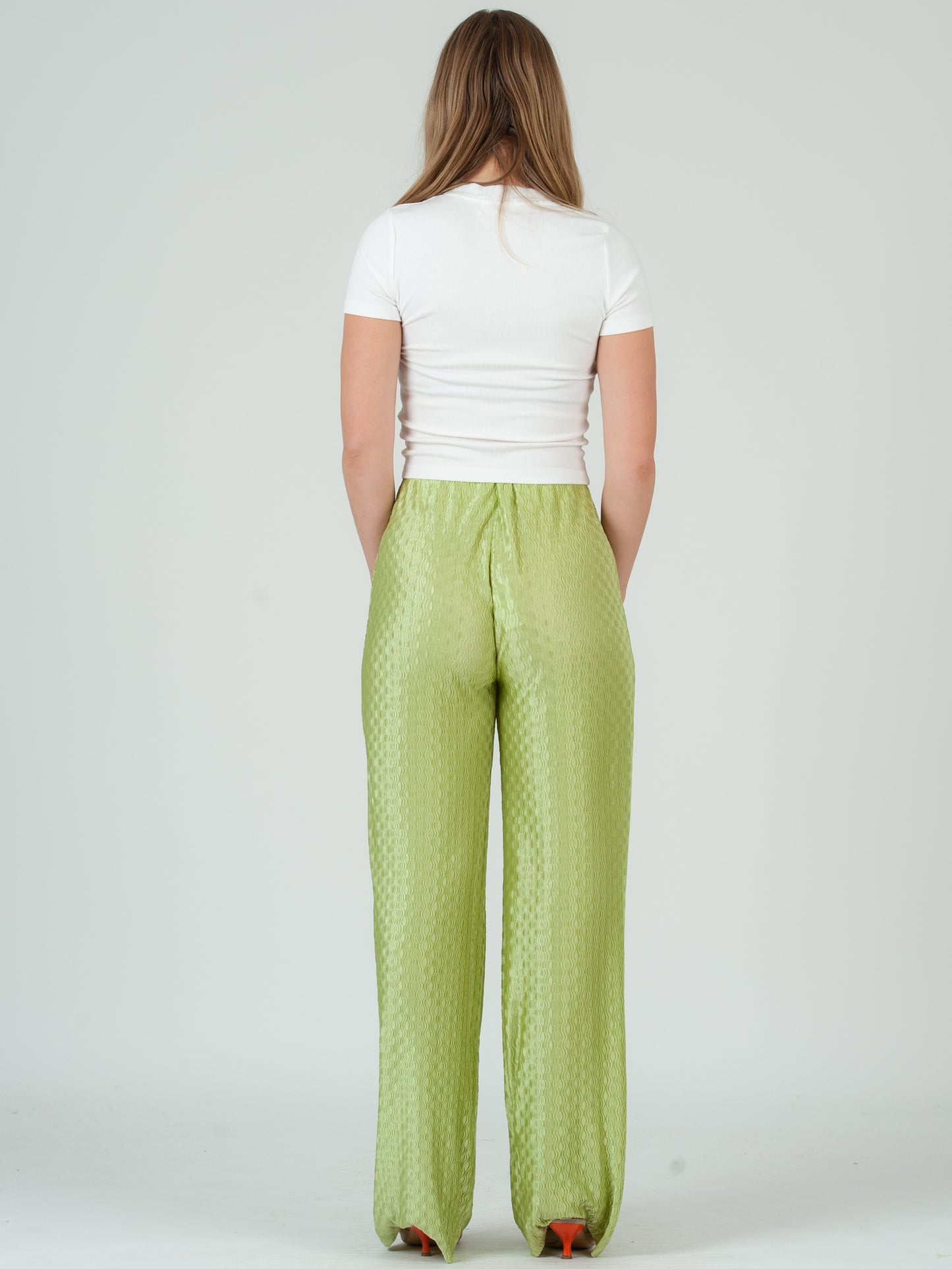 Women's Textured Pull on Pants