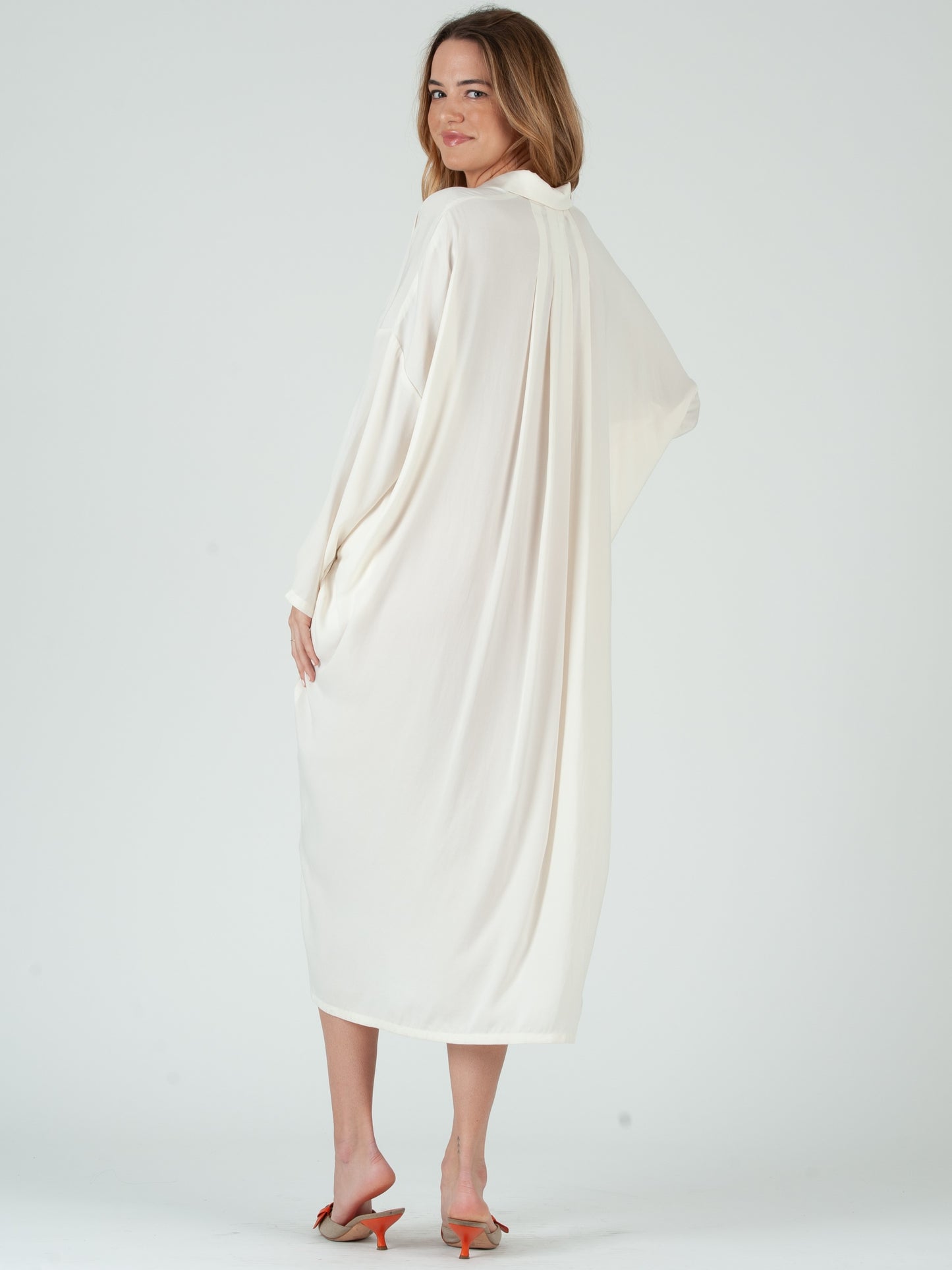 IVORY SHIRTDRESS