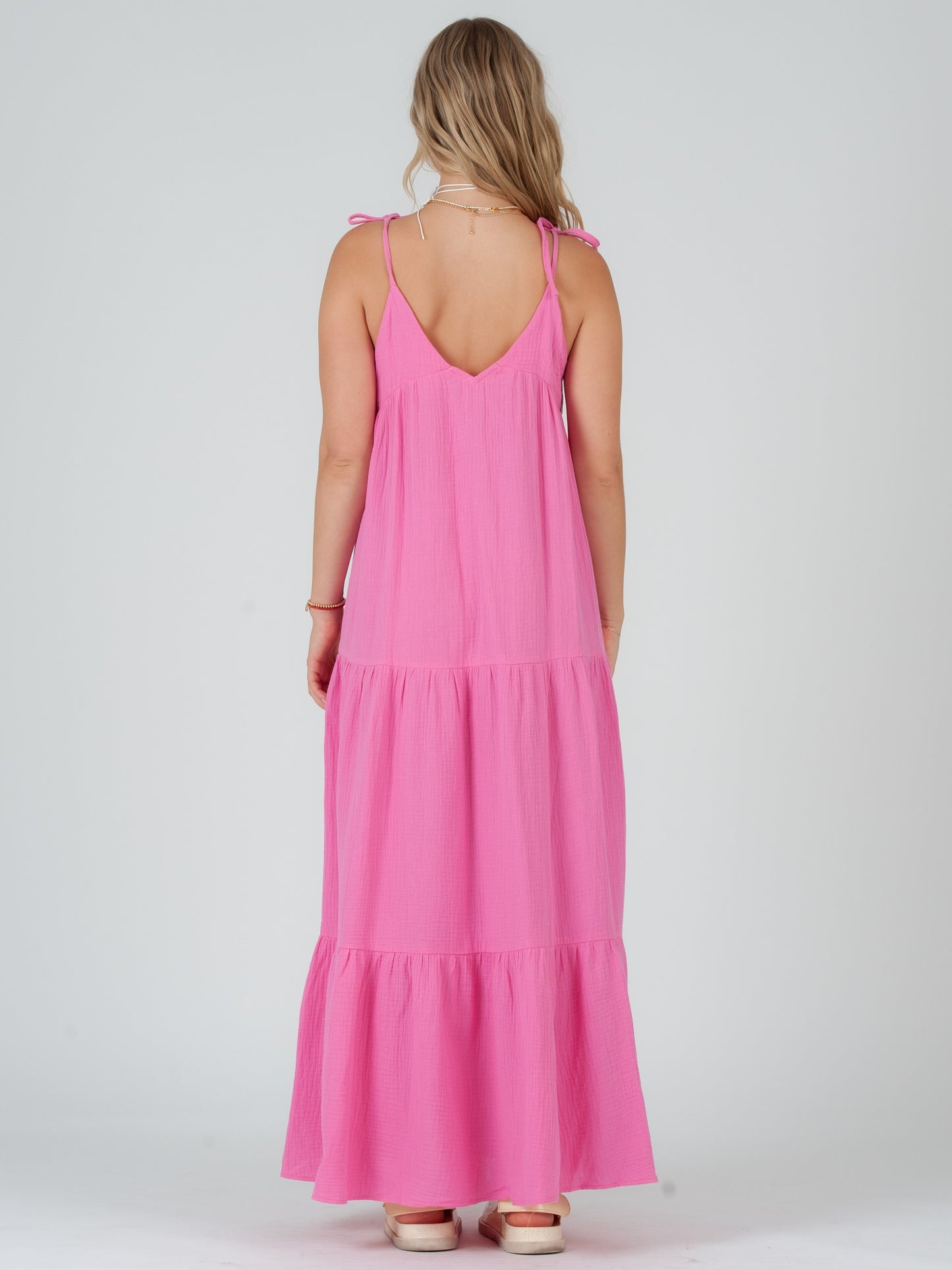 HOT PINK MAXI DRESS