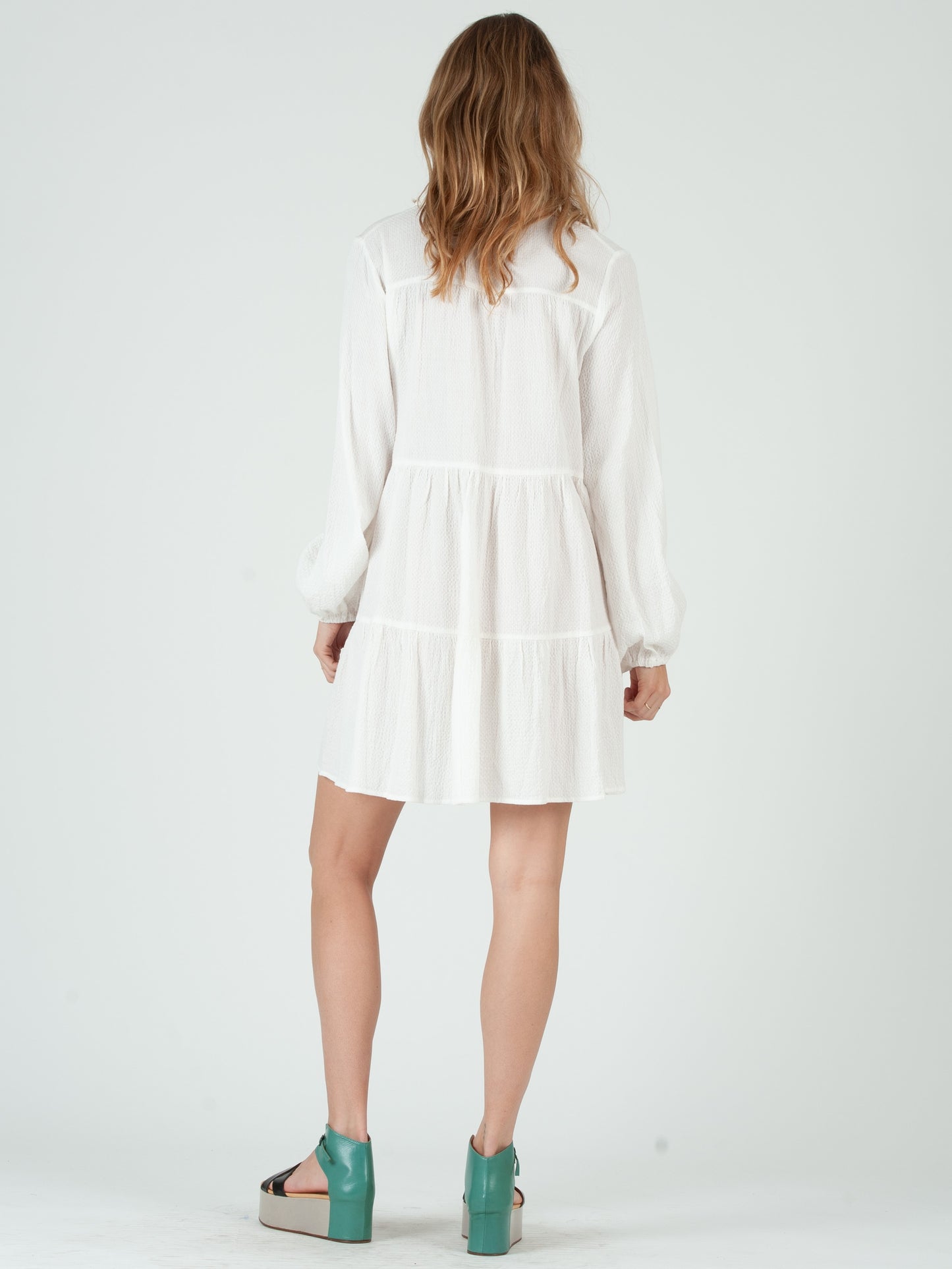 WHITE SHIRTDRESS