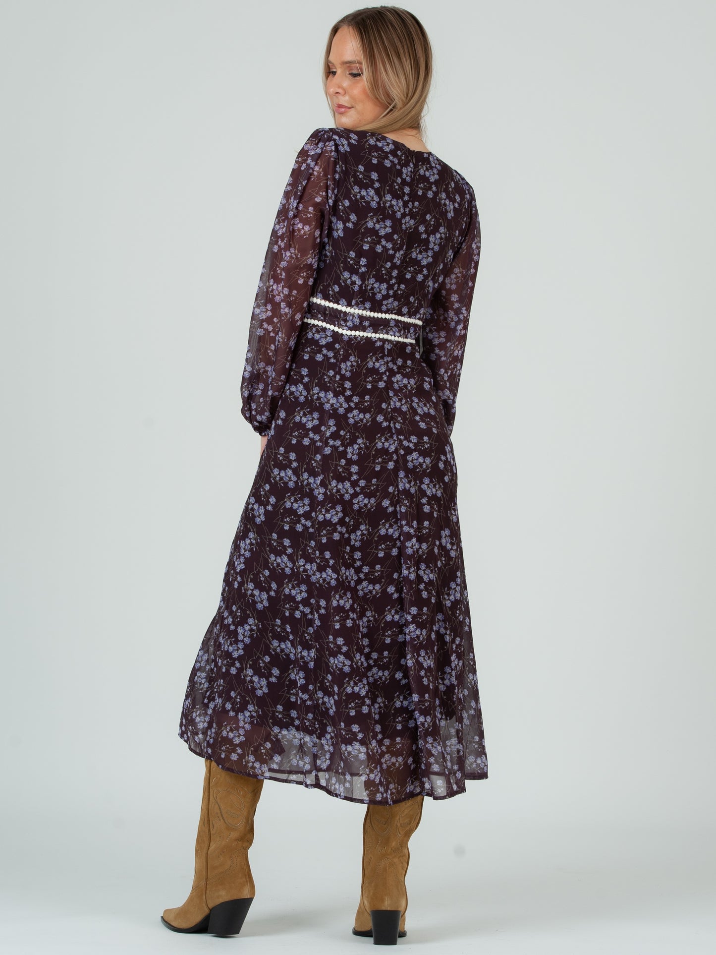 FLORAL MIDI DRESS