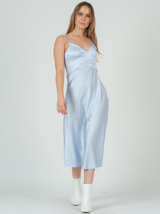 SATIN SLIP DRESS