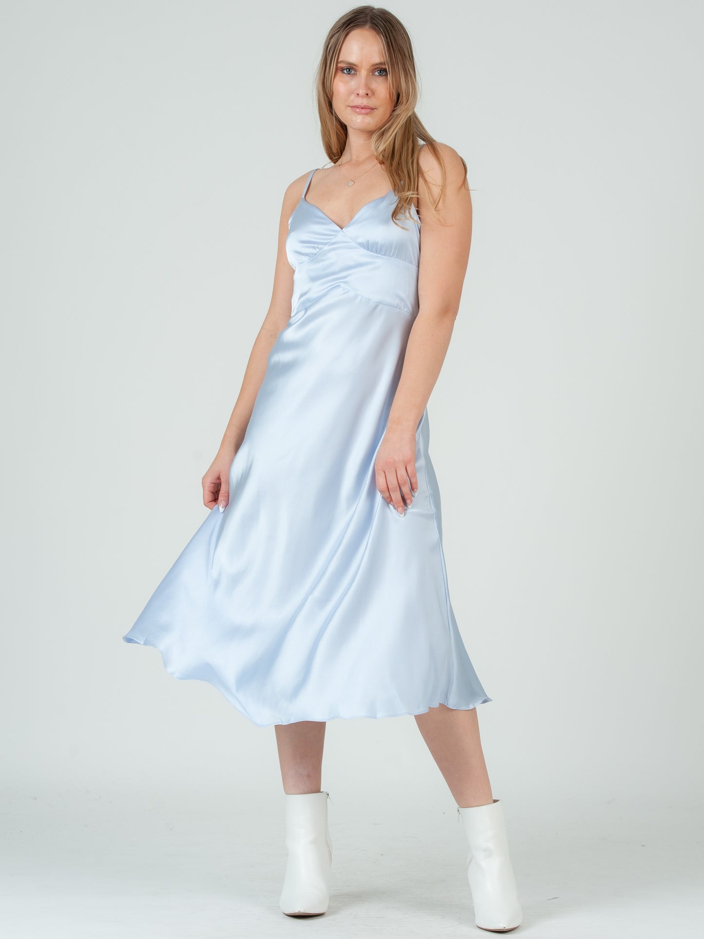 SATIN SLIP DRESS