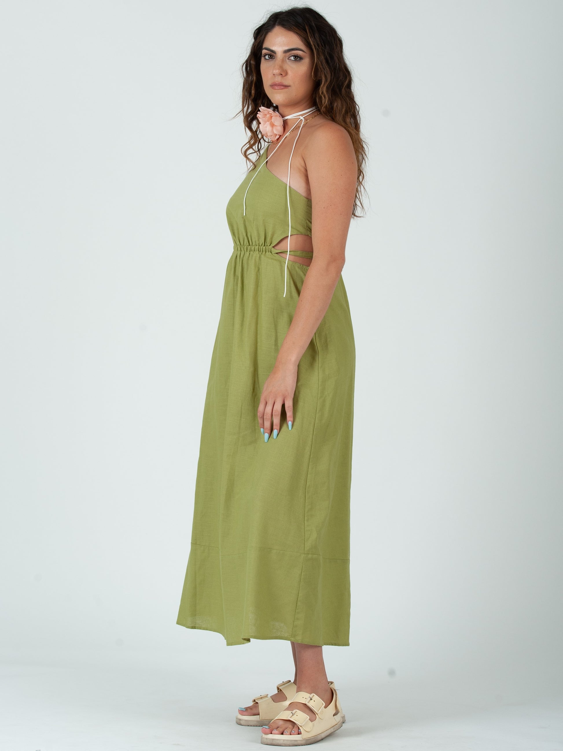 ONE SHOULDER MAXI DRESS