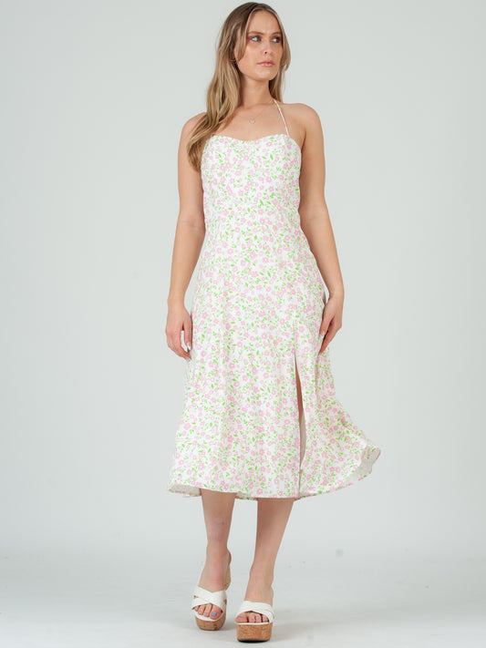 FLORAL SLIP DRESS