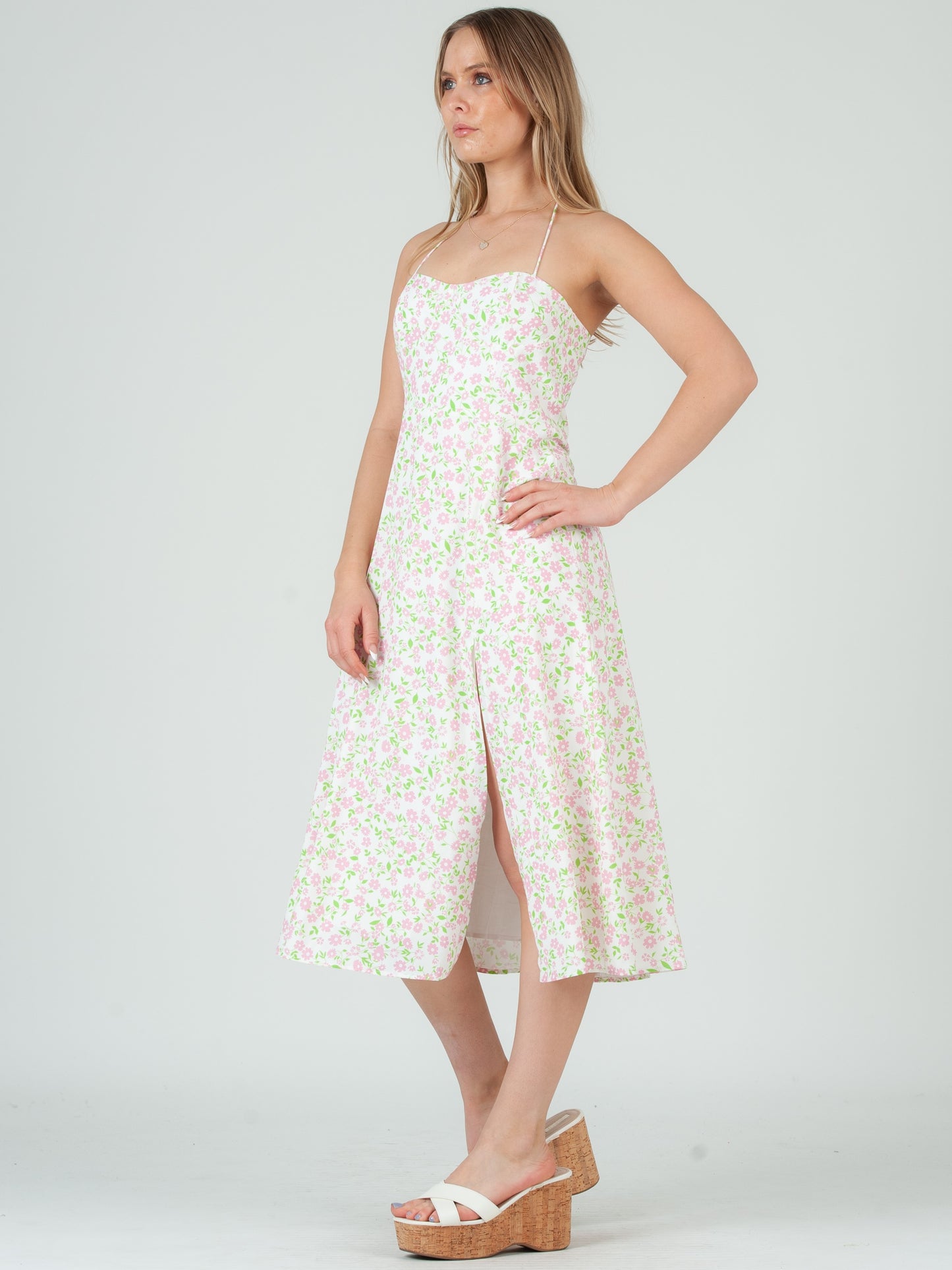 FLORAL SLIP DRESS