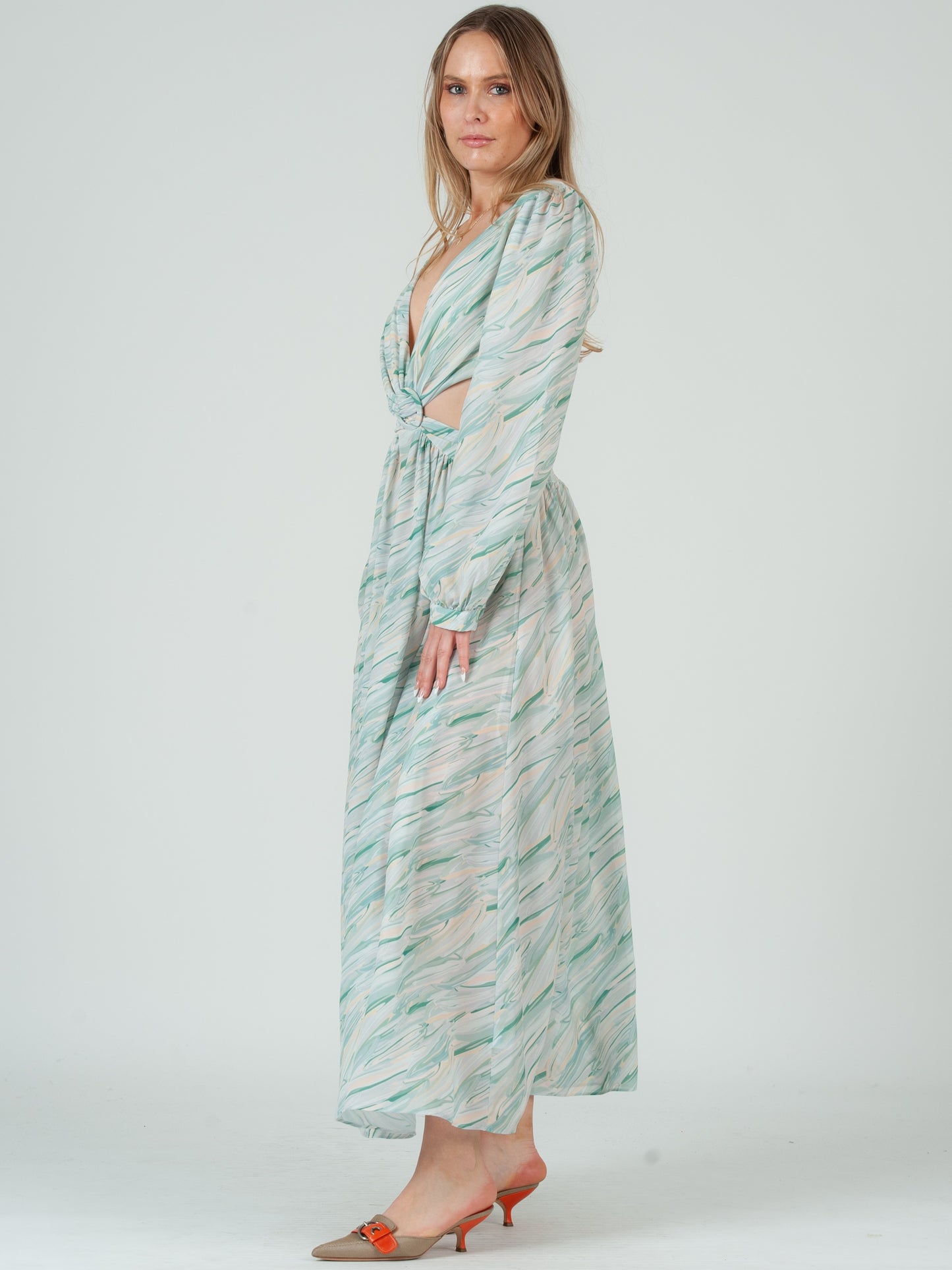 PRINTED MAXI DRESS